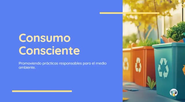 Presentación - Consumo Consciente