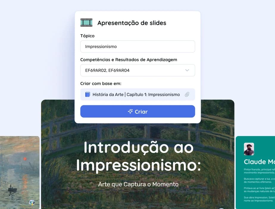 Materiais criados em segundos a partir de um simples prompt