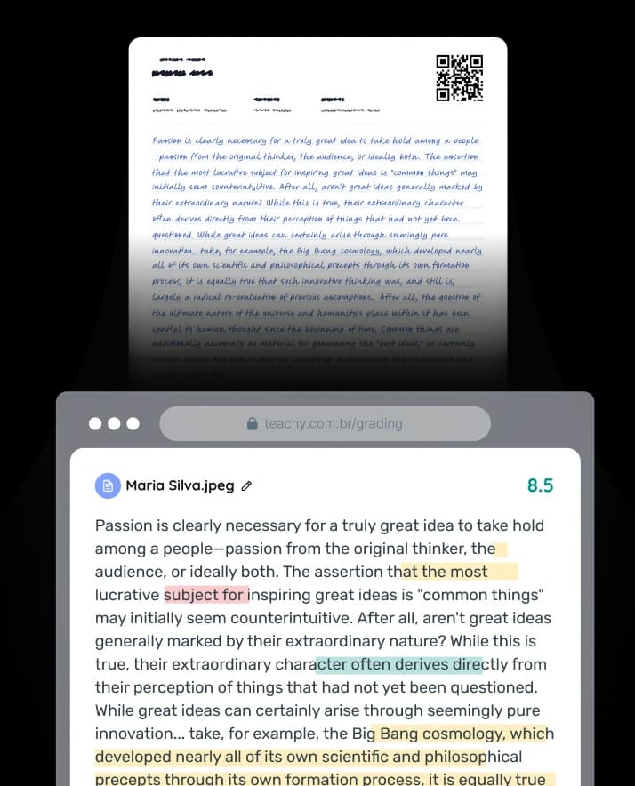 Grade - detailed feedback